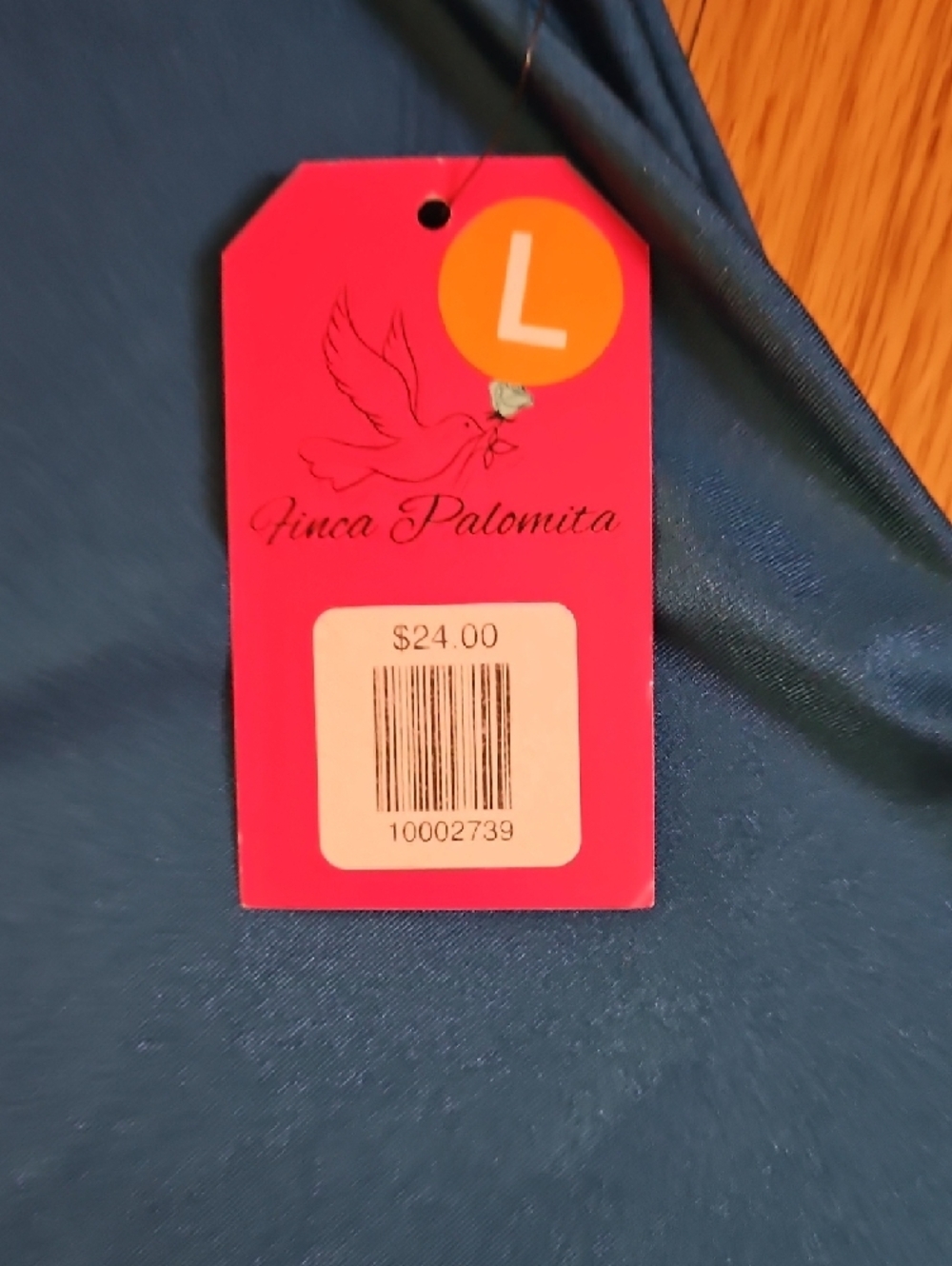 Lucky & Blessed Teal Blue Scoop Neck Tunic NWT - Picture 3 of 4